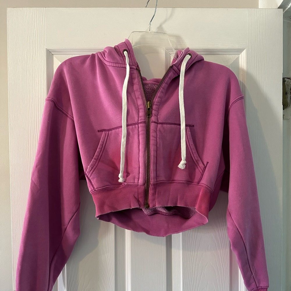Purple Zip Up Jacket